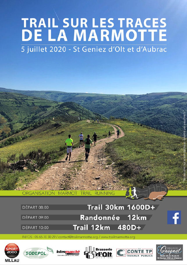 Affiche Sur les traces de la Marmotte
