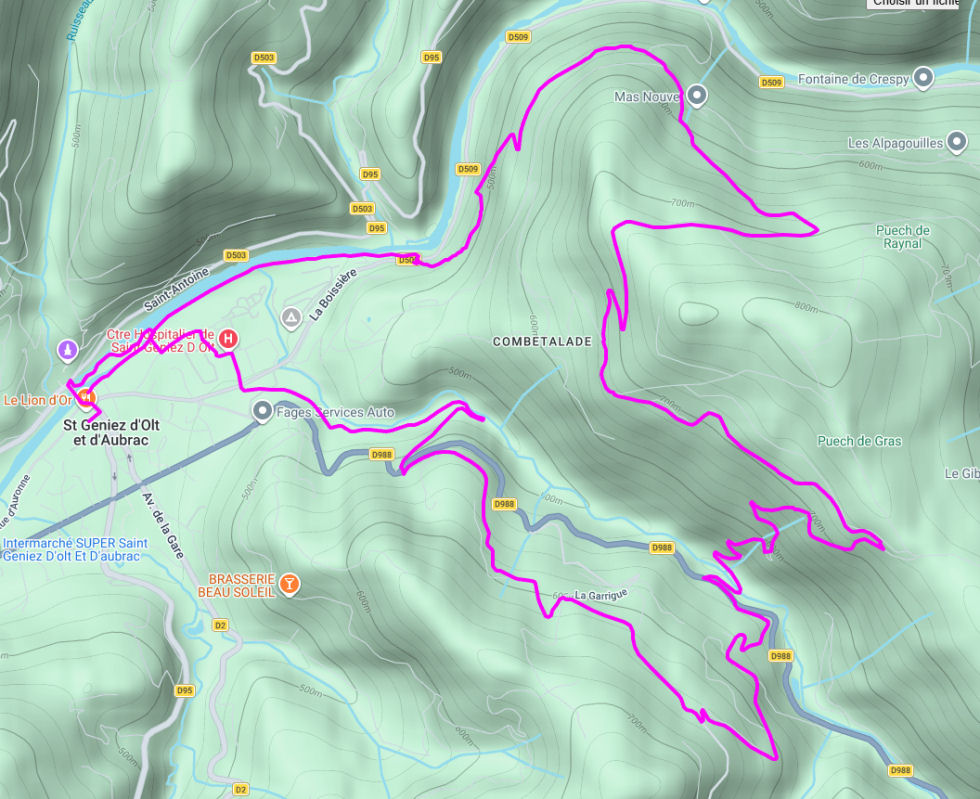 la randonnée Sur les traces de la Marmotte 14kms