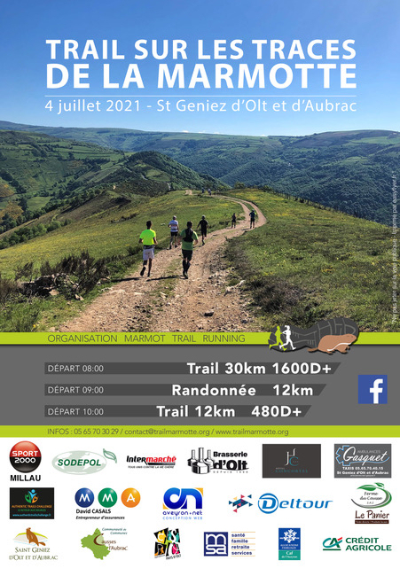 Affiche Sur les traces de la Marmotte